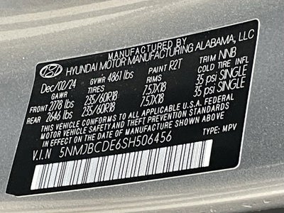 2025 Hyundai TUCSON SEL