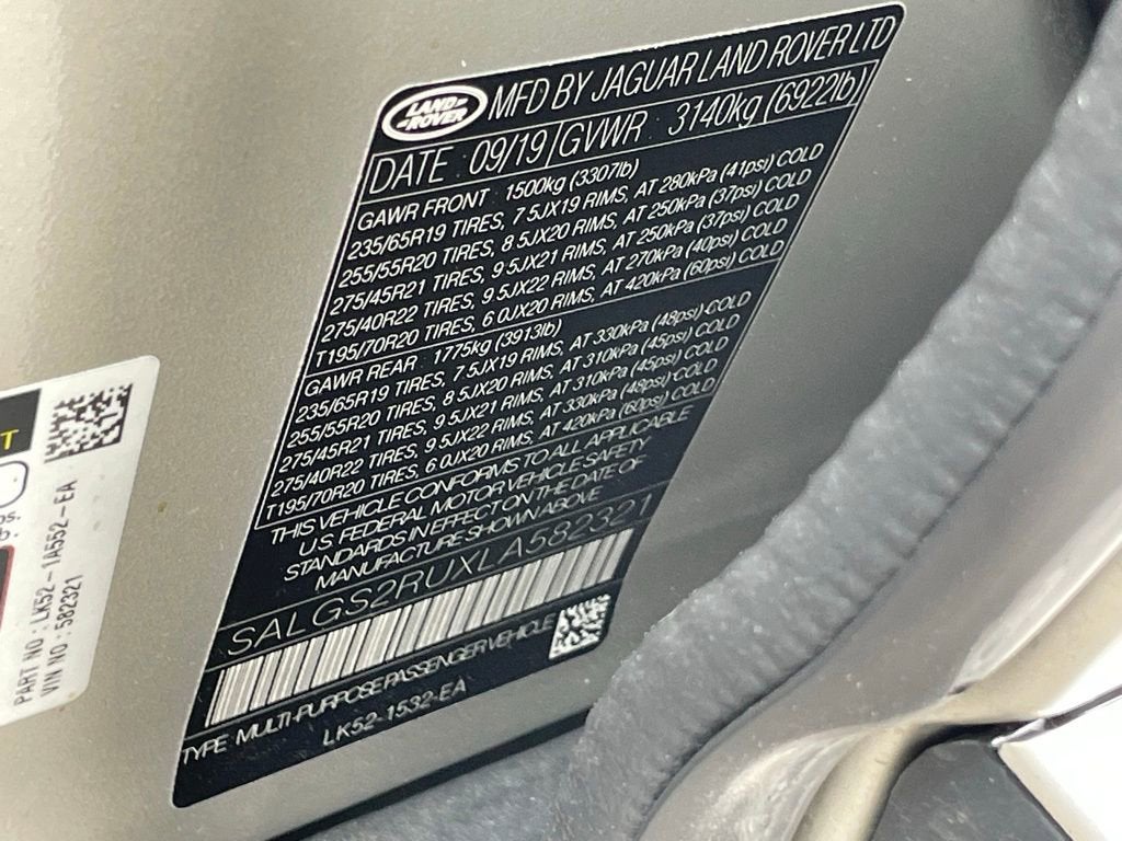 2020 Land Rover Range Rover HSE