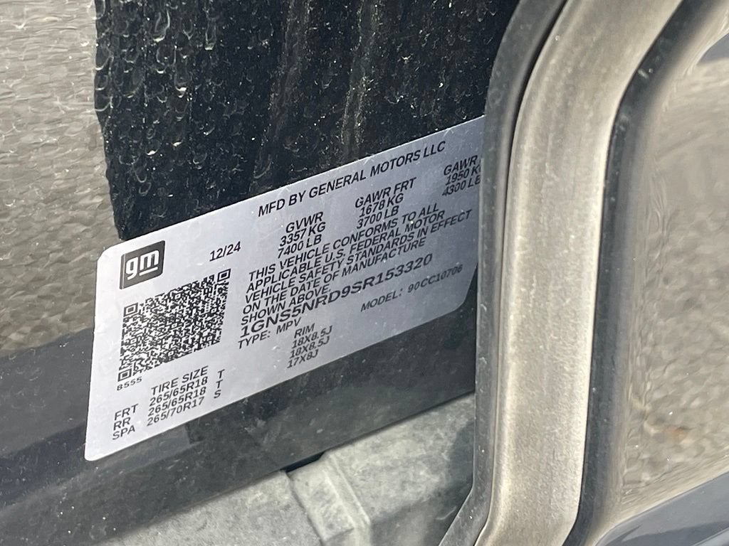 2025 Chevrolet Tahoe LT
