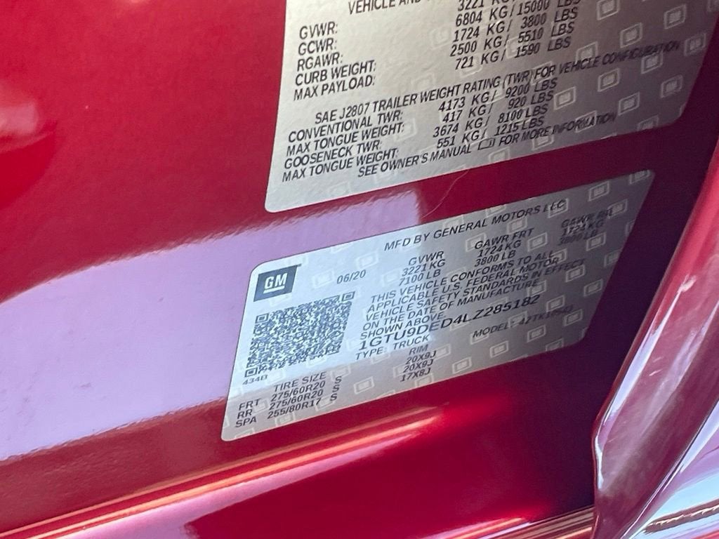 2020 GMC Sierra 1500 SLT