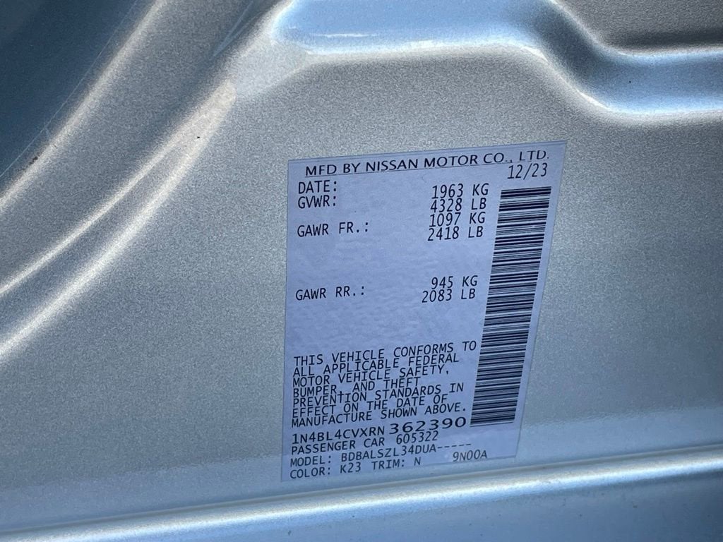 2024 Nissan Altima 2.5 SR