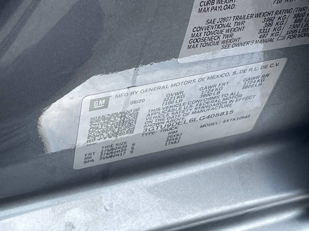 2020 GMC Sierra 1500 SLT