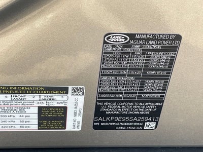 2025 Land Rover Range Rover SE