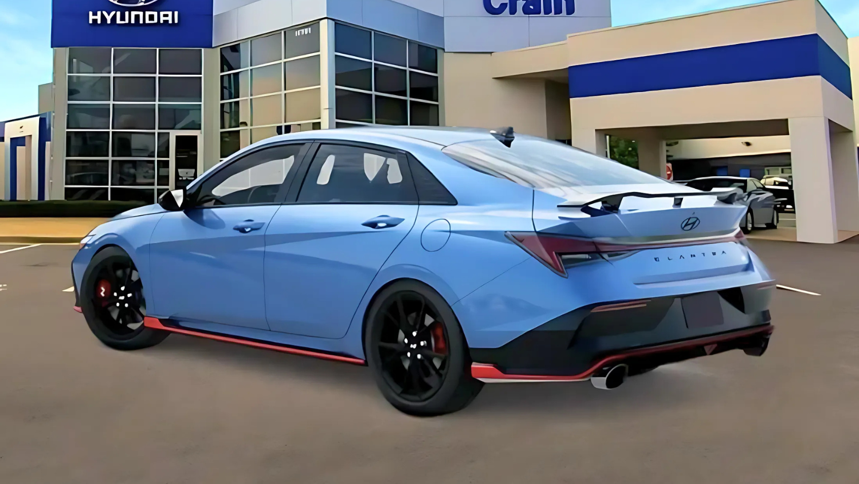 Side View of the 2025 Hyundai Elantra N