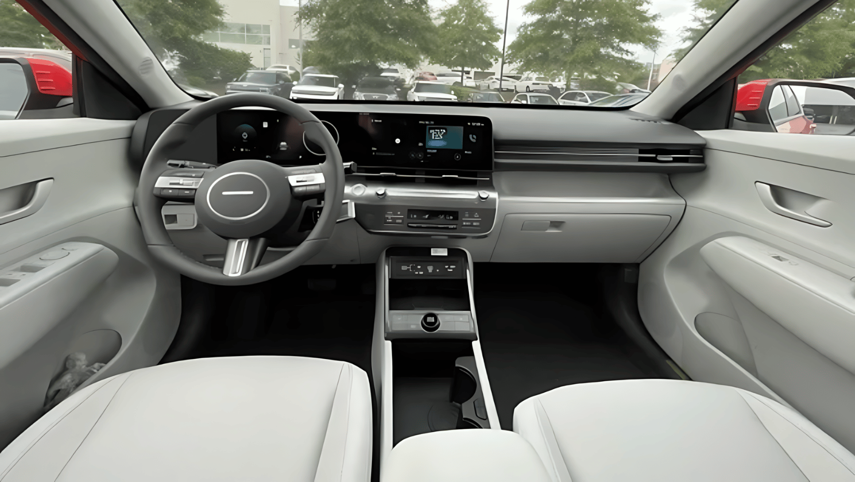 Interior View of the 2025 Hyundai Kona
