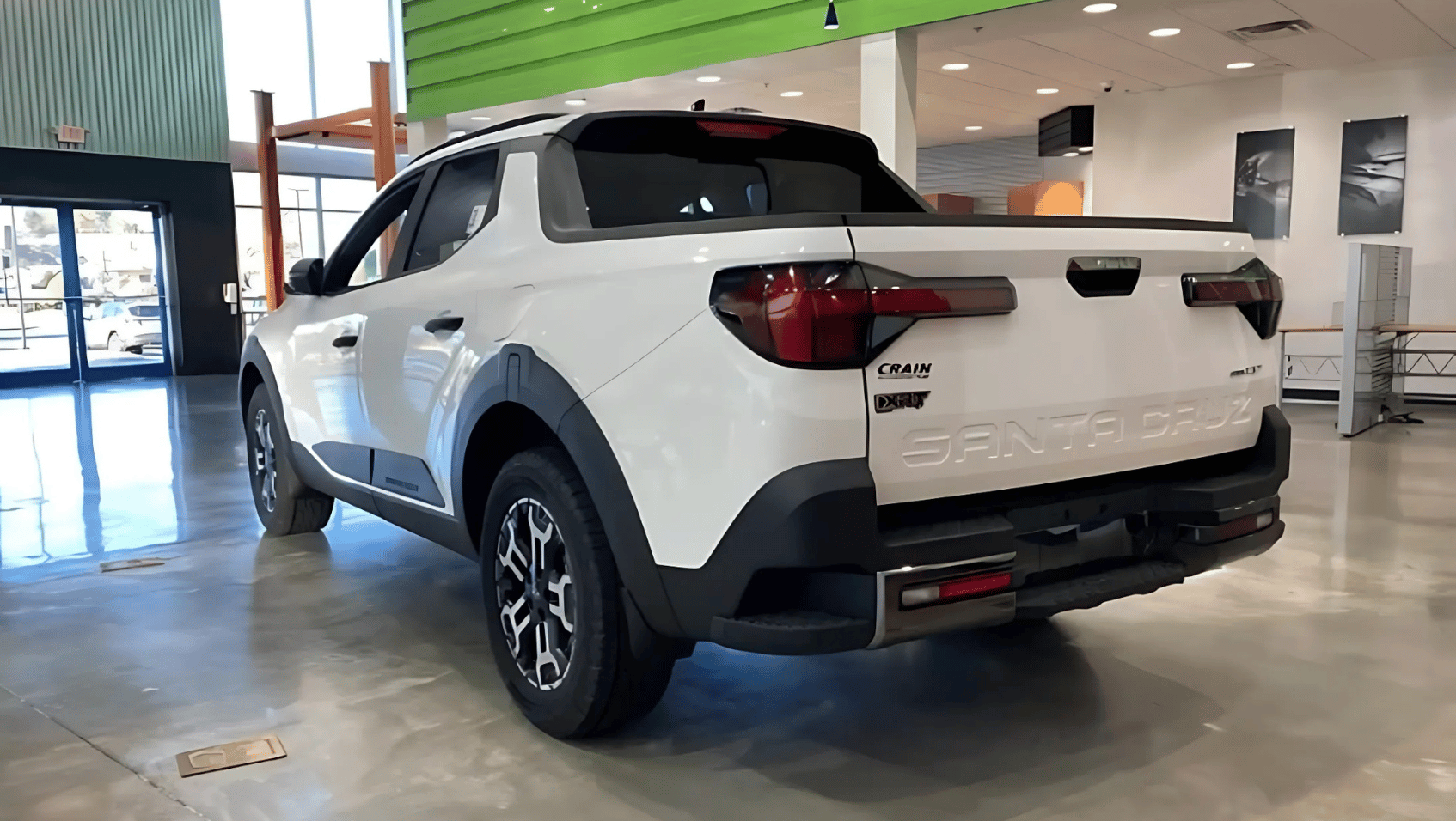 Rear View of the 2025 Hyundai Santa Cruz