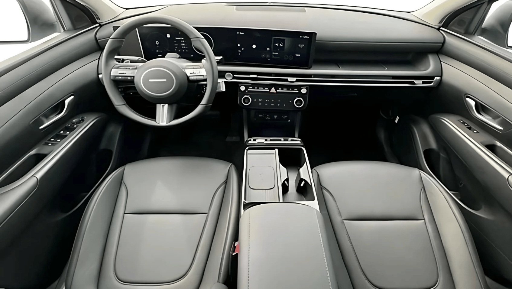 Interior View of the 2025 Hyundai Tucson Hybrid