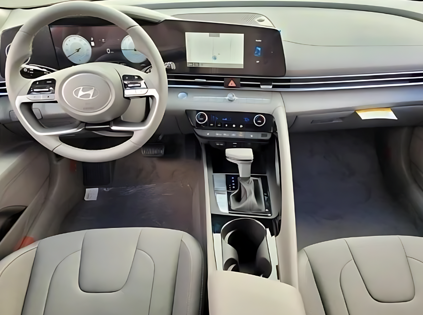 Interior of 2024 Hyundai Elantra at Crain Hyundai Little Rock